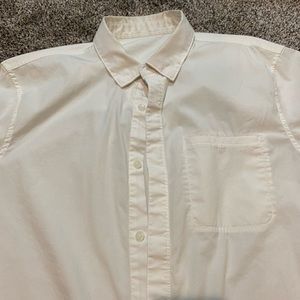 Men’s large lululemon white button down